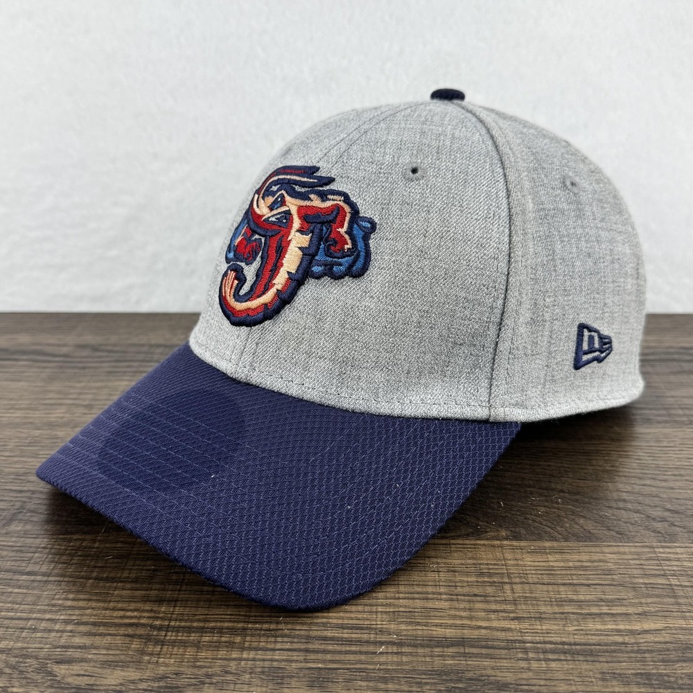 Jacksonville Jumbo Shrimp Hat Cap Fitted Mens Medium Large MILB Baseball New Era